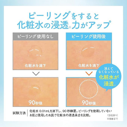 Meishoku DET Clear Bright & Peel Peeling Jelly, 180ml (Fragrance-Free)