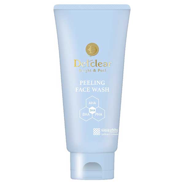 Meishoku DET Clear Bright & Peel Exfoliating Face Wash, 120g (Fruity Floral)