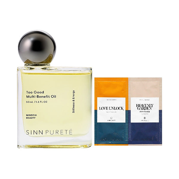 Sinn Purete’ Too Good Multi-Benefit Oil + Hair Care Sachet Set (Stillness & Energy), 50ml
