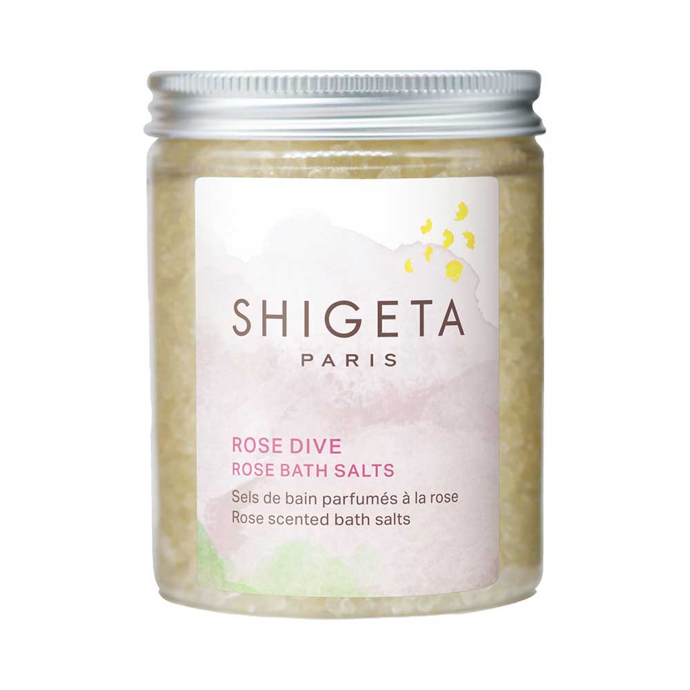 SHIGETA Rose Dive Bath Salt, 285g