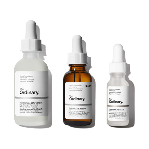 The Ordinary Niacinamide 10% + Zinc 1% Face Serum Aging Care Set with Trial Size, 60ml