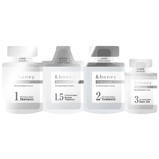 &honey Professional SR 4-Step Trial Set, 10ml + 10g + 8g + 3ml