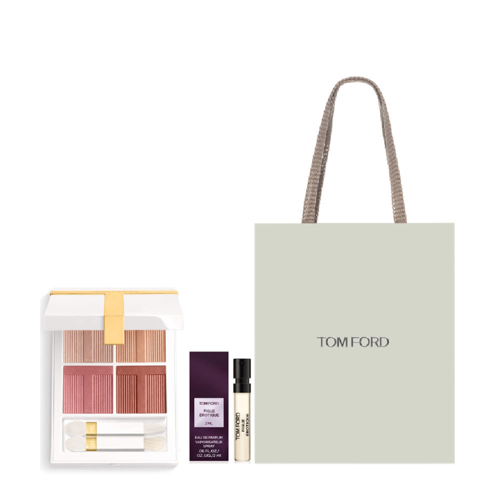 Tom Ford Beauty Soleil Eye Color Quad Lumiere Mini Fragrance Set, Fig (42 Hazy Sensuality)