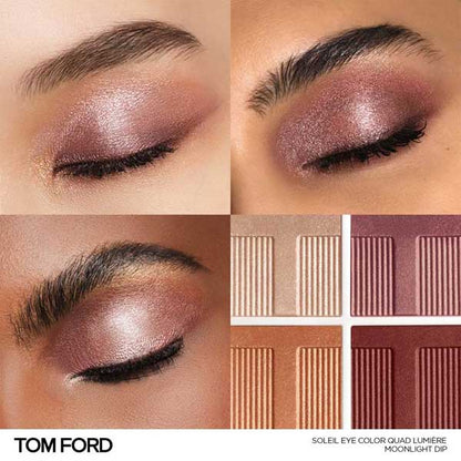 Tom Ford Beauty Soleil Eye Color Quad Lumiere Mini Fragrance Set, Fig (03 Moonlight Dip)