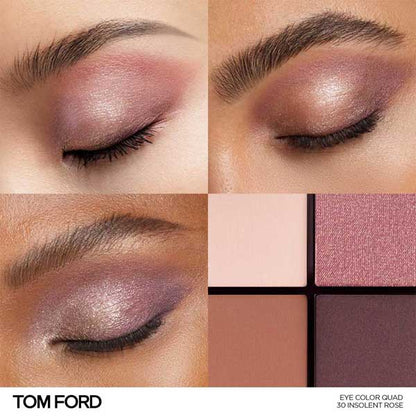 Tom Ford Beauty Runway Eye Color Quad Poudre Mini Fragrance Set, Fig (30 Insolent Rose)