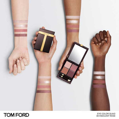Tom Ford Beauty Runway Eye Color Quad Poudre Mini Fragrance Set, Fig (30 Insolent Rose)