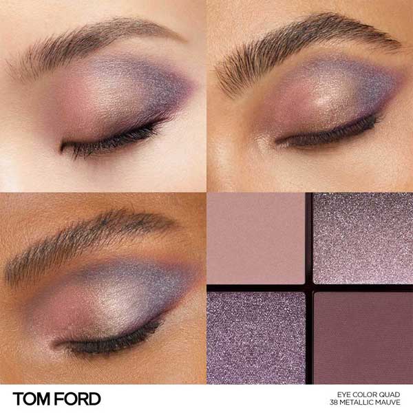 Tom Ford Beauty Runway Eye Color Quad Poudre Mini Fragrance Set, Fig (38 Metallic Mauve)