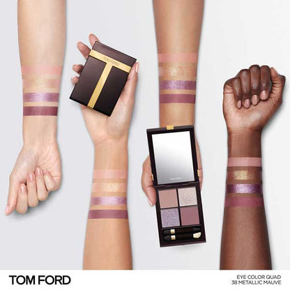 Tom Ford Beauty Runway Eye Color Quad Poudre Mini Fragrance Set, Fig (38 Metallic Mauve)