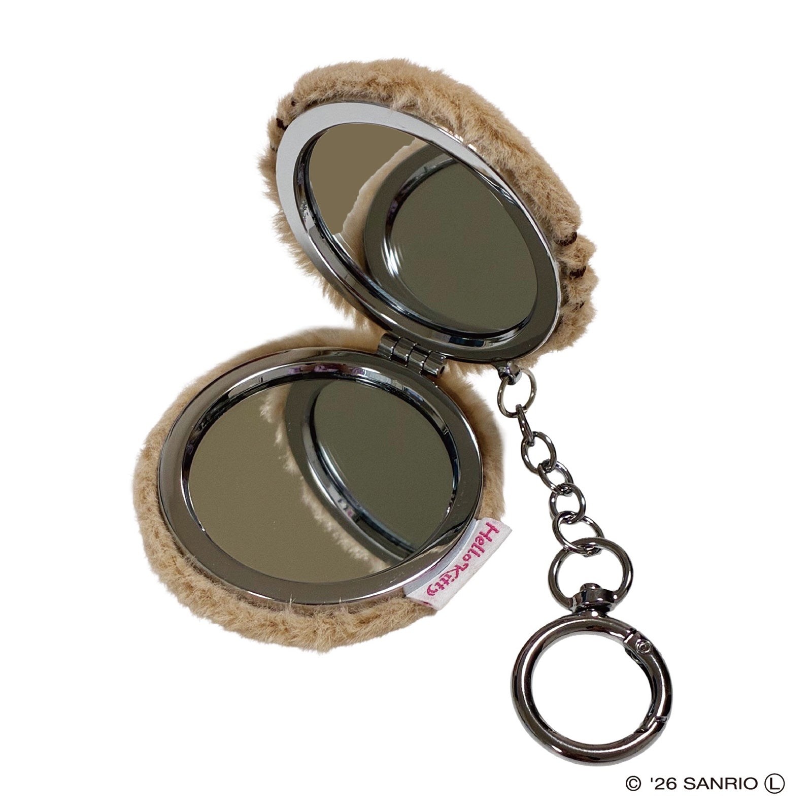 Yamamura Yurumofu Double Mirror S (YRM-19 Kitty Hibiscus)