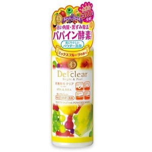 Meishoku DET Clear Bright & Peel Fruit Enzyme Powder Wash, 75g