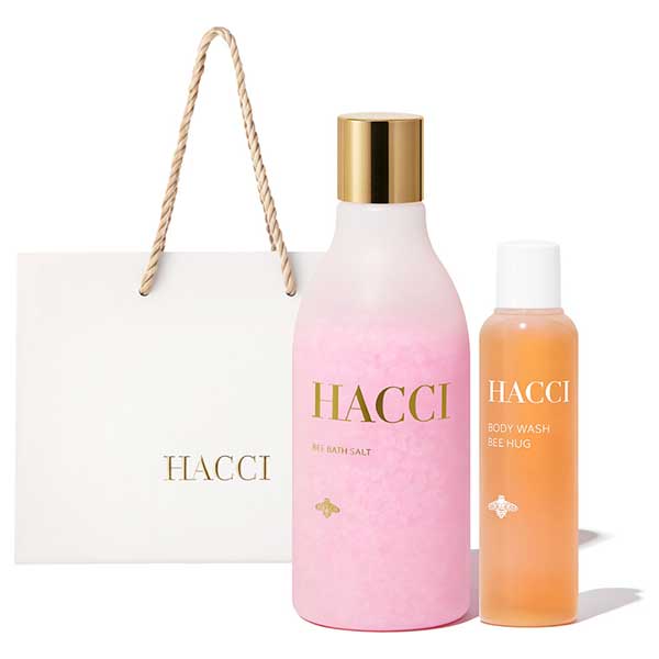 HACCI Bee Bath Salt Floral Honey Set, 300g