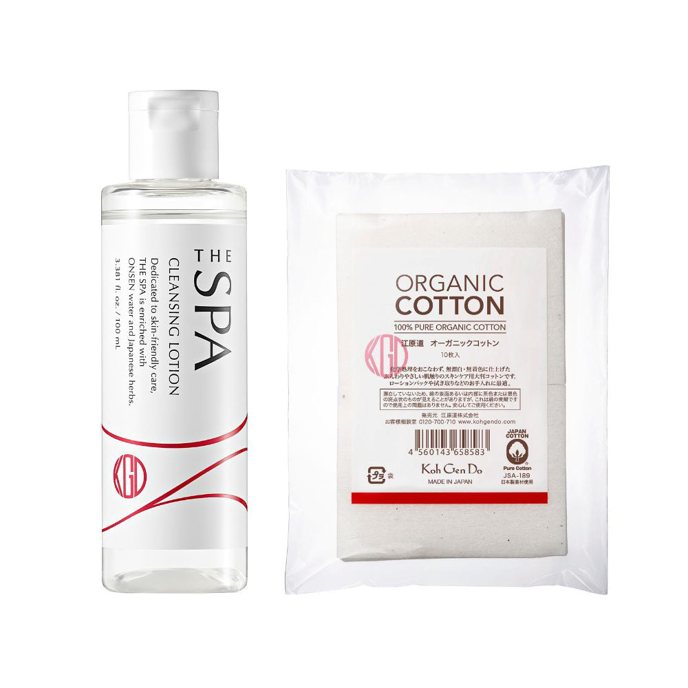 Koh Gen Do THE SPA Cleansing Lotion Mini Cotton Set, 100ml