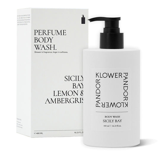 KLOWER PANDOR Perfume Body Wash, 480ml (Sicily Bay)