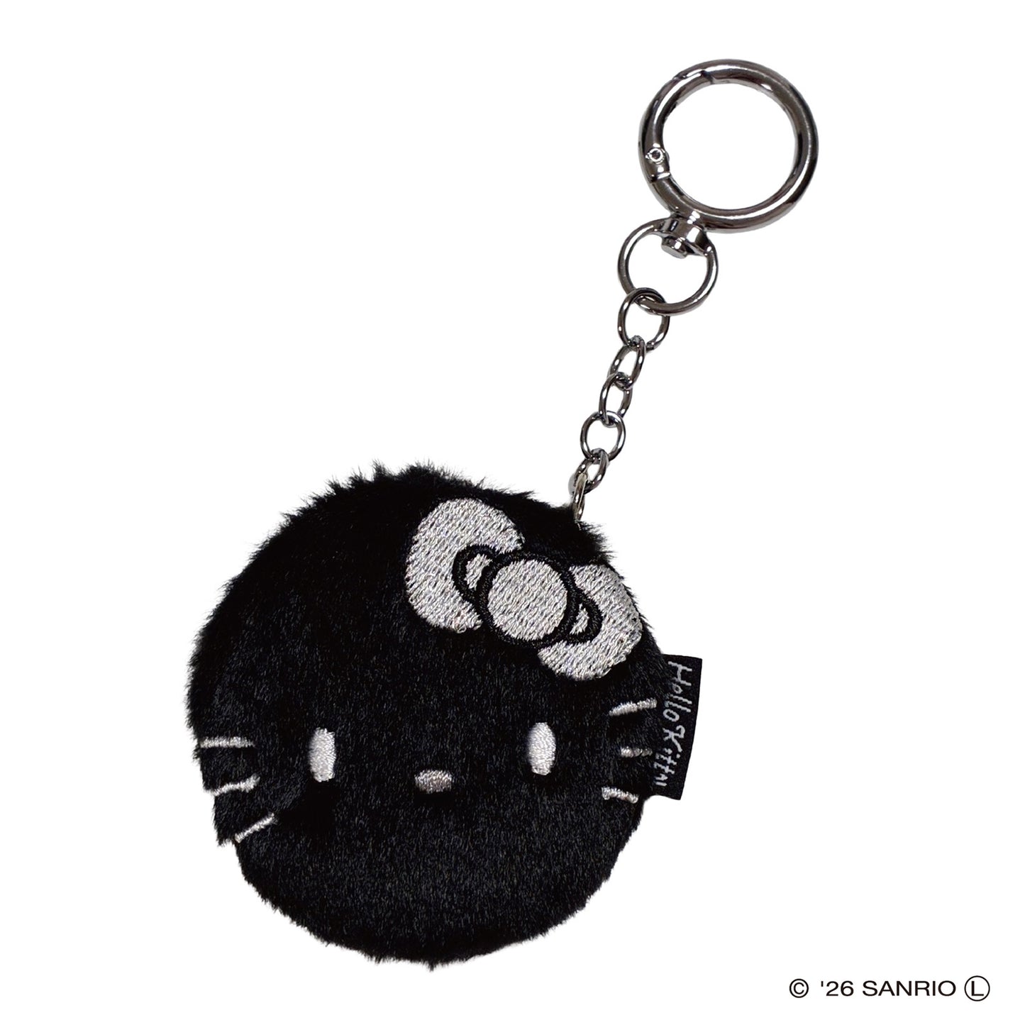 Yamamura Yurumofu Double Mirror S (YRM-24 Kitty Monochrome Black)