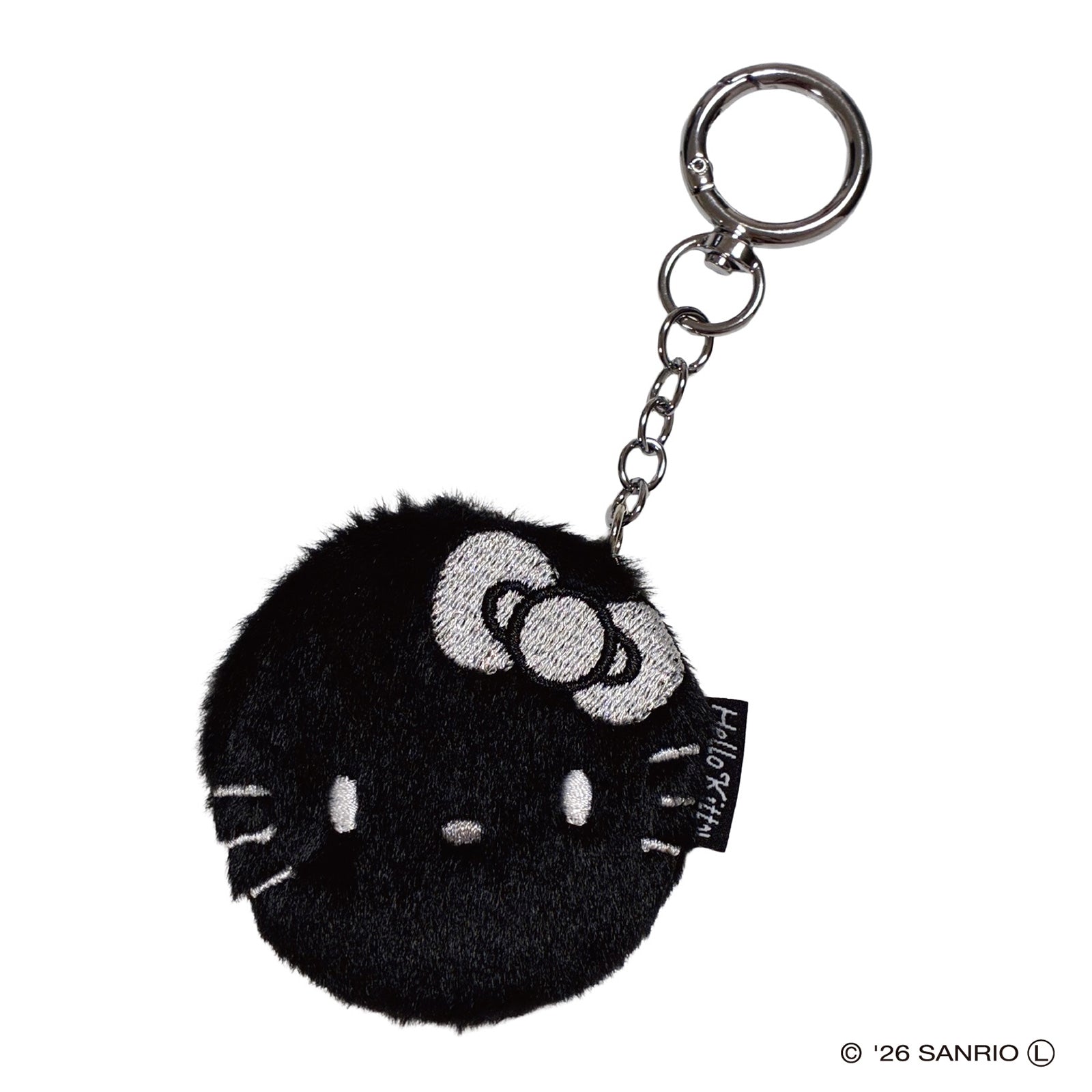 Yamamura Yurumofu Double Mirror S (YRM-24 Kitty Monochrome Black)