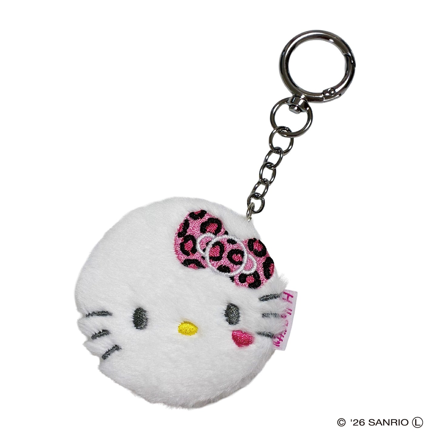 Yamamura Yurumofu Double Mirror S (YRM-22 Kitty Leopard Pink)