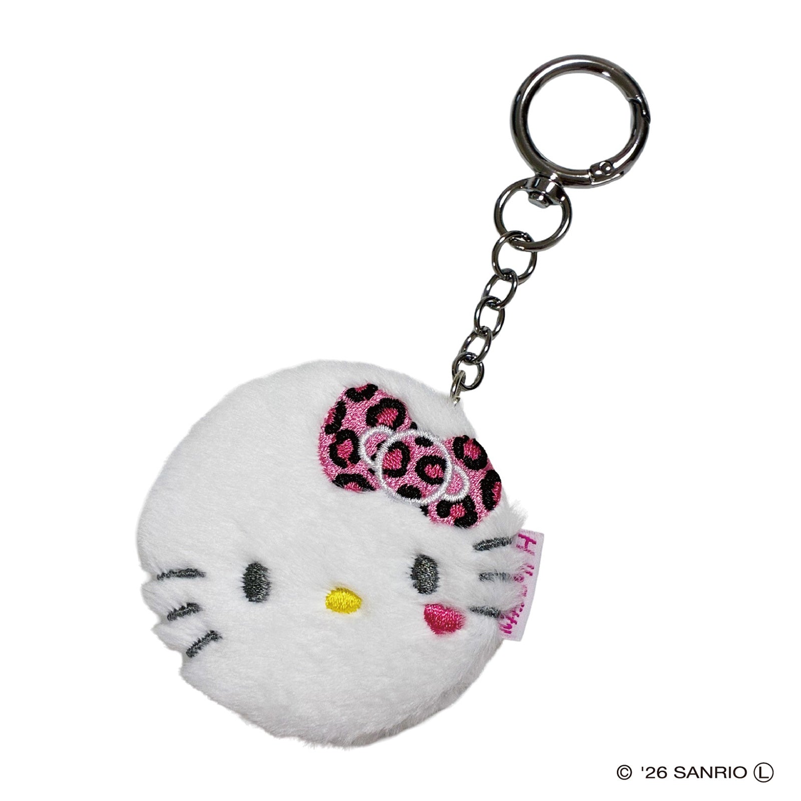 Yamamura Yurumofu Double Mirror S (YRM-22 Kitty Leopard Pink)