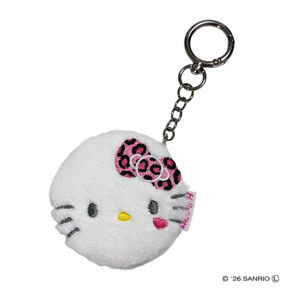 Yamamura Yurumofu Double Mirror S (YRM-22 Kitty Leopard Pink)