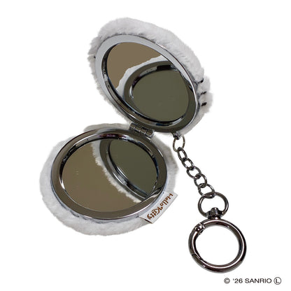 Yamamura Yurumofu Double Mirror S (YRM-21 Kitty Leopard Brown)