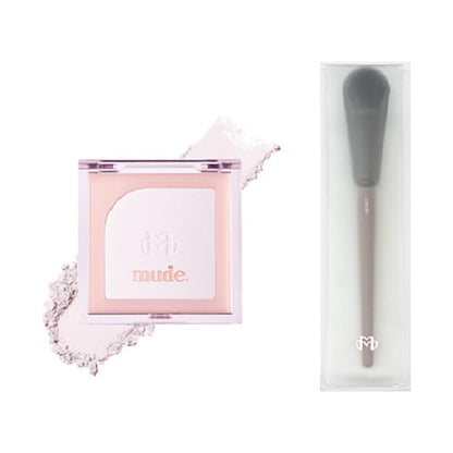 mude Flutter Blusher with Bonus Brush (00 See-Through Veil)