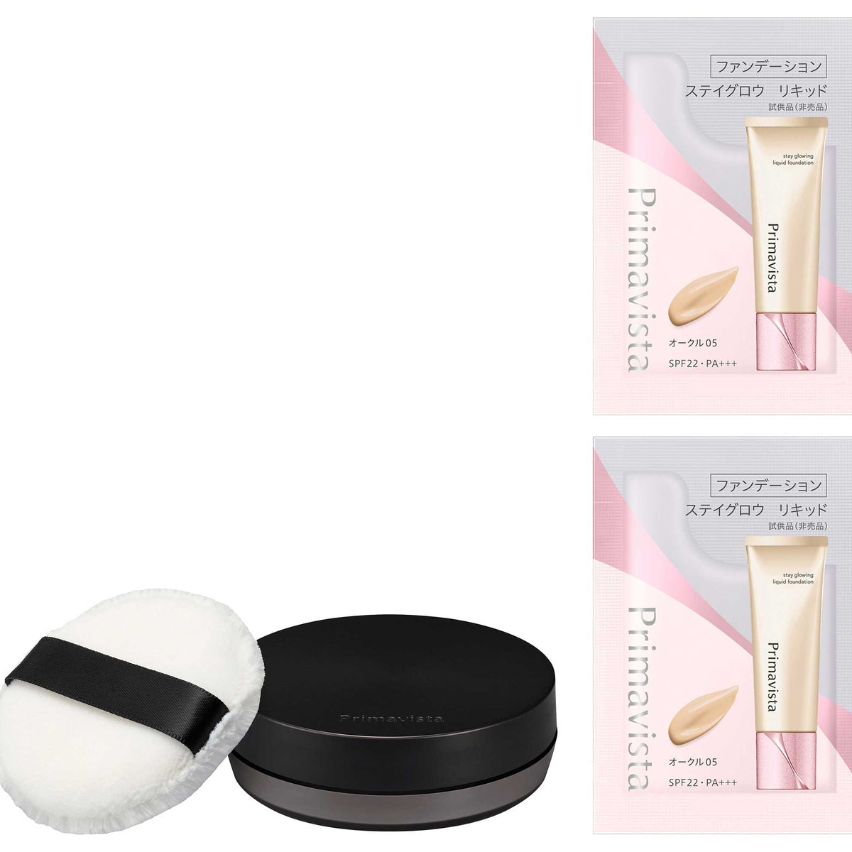 Sofina Primavista Sebum Off Clear Keep Powder Set