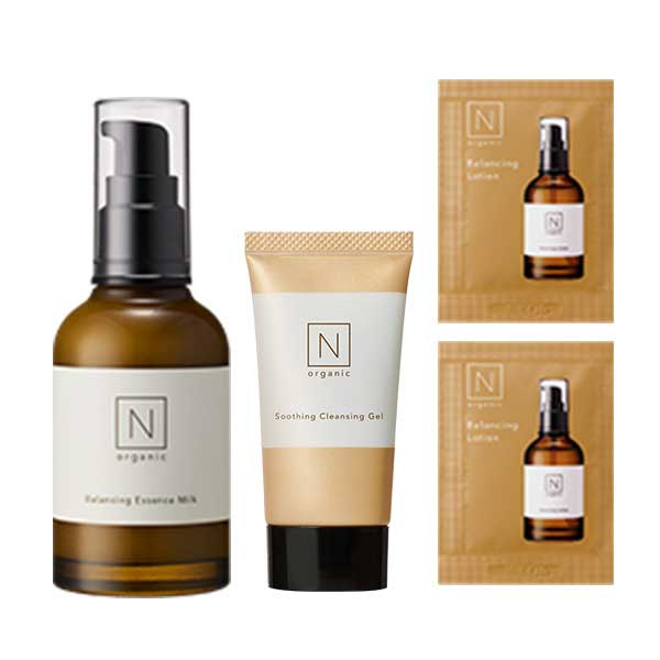 N organic Basic Essence Milk Best Cosmetics Award Starter Set, 60ml + 30g