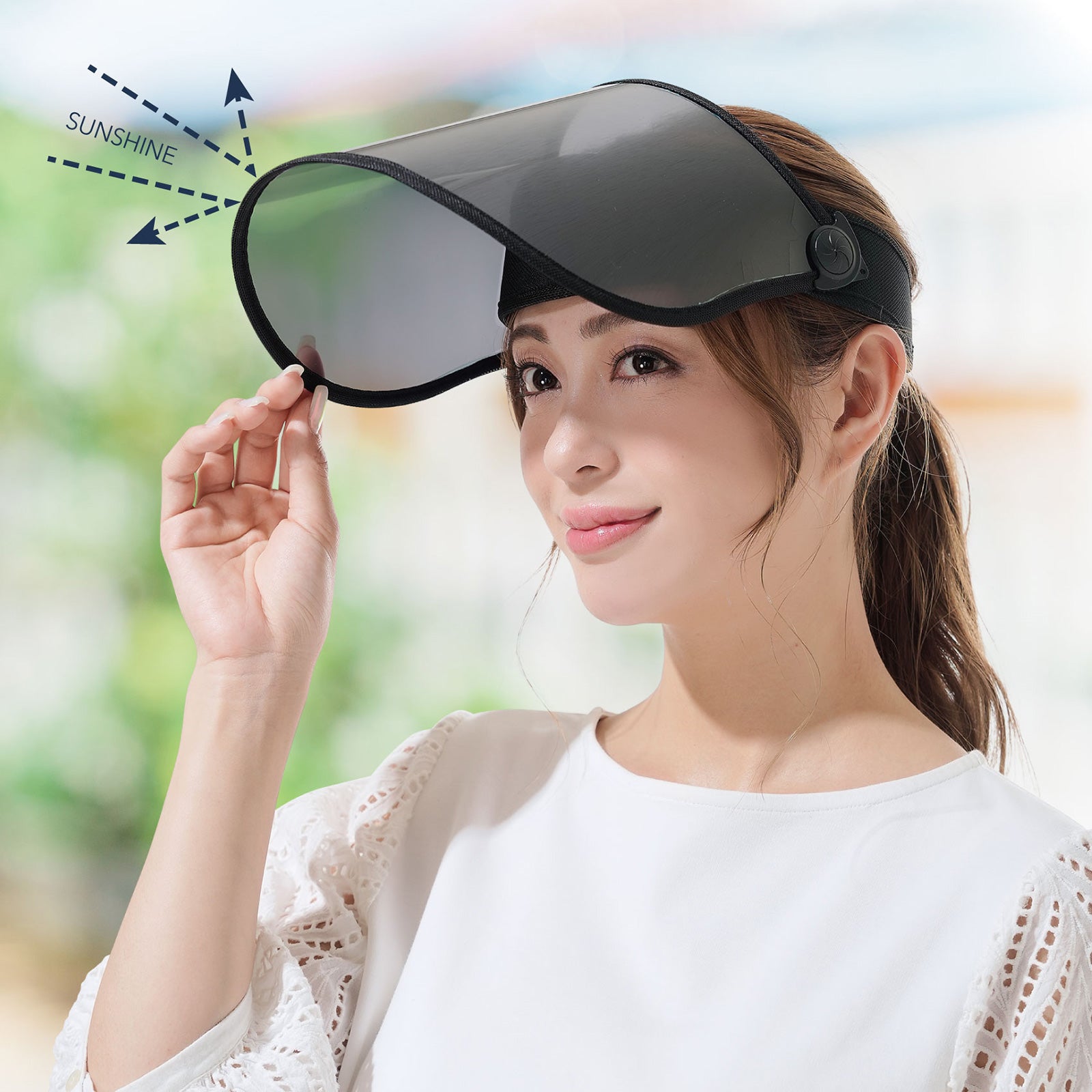 Kumicky Produced Full Face UV Cut Sun Visor