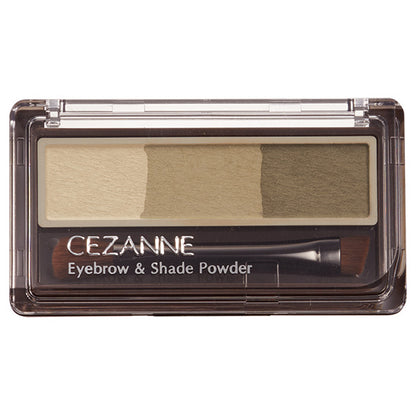 CEZANNE Eyebrow & Shade Powder (04 Olive Brown), 1.5g