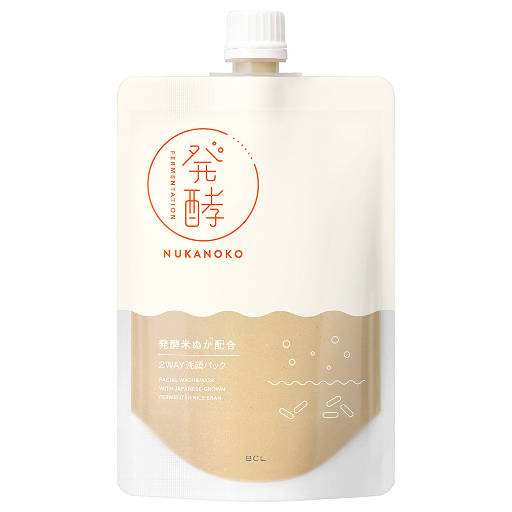 Nukanoko Fermented 2-Way Face Wash Pack, 150ml (Calming Fermented Herb Scent)