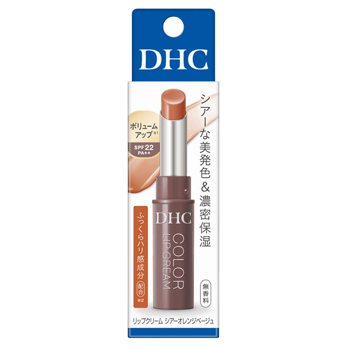 DHC Lip Cream SPF22 PA++ (Sheer Orange Beige)