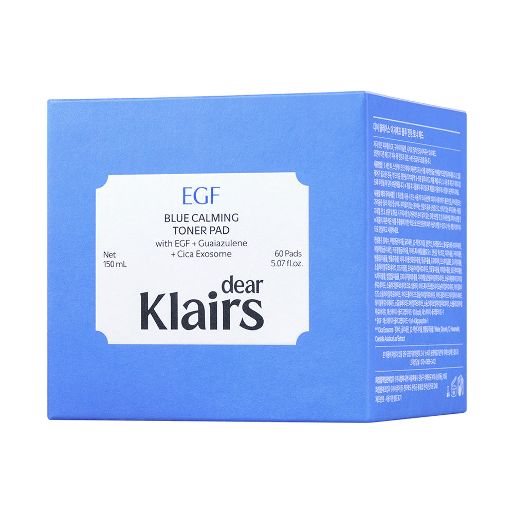 klairs Blue AC Calming Toner Pad, 150ml