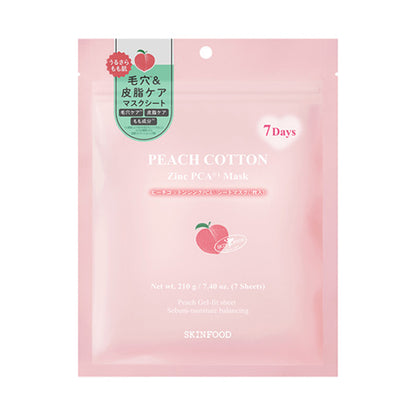 SKINFOOD Peach Cotton Zinc PCA Mask