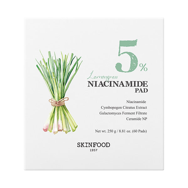 SKINFOOD Lemongrass Niacinamide 5 Pad, 250g