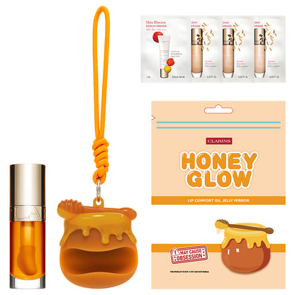 CLARINS Lip Comfort Oil Mirror Charm Set (01 Honey)