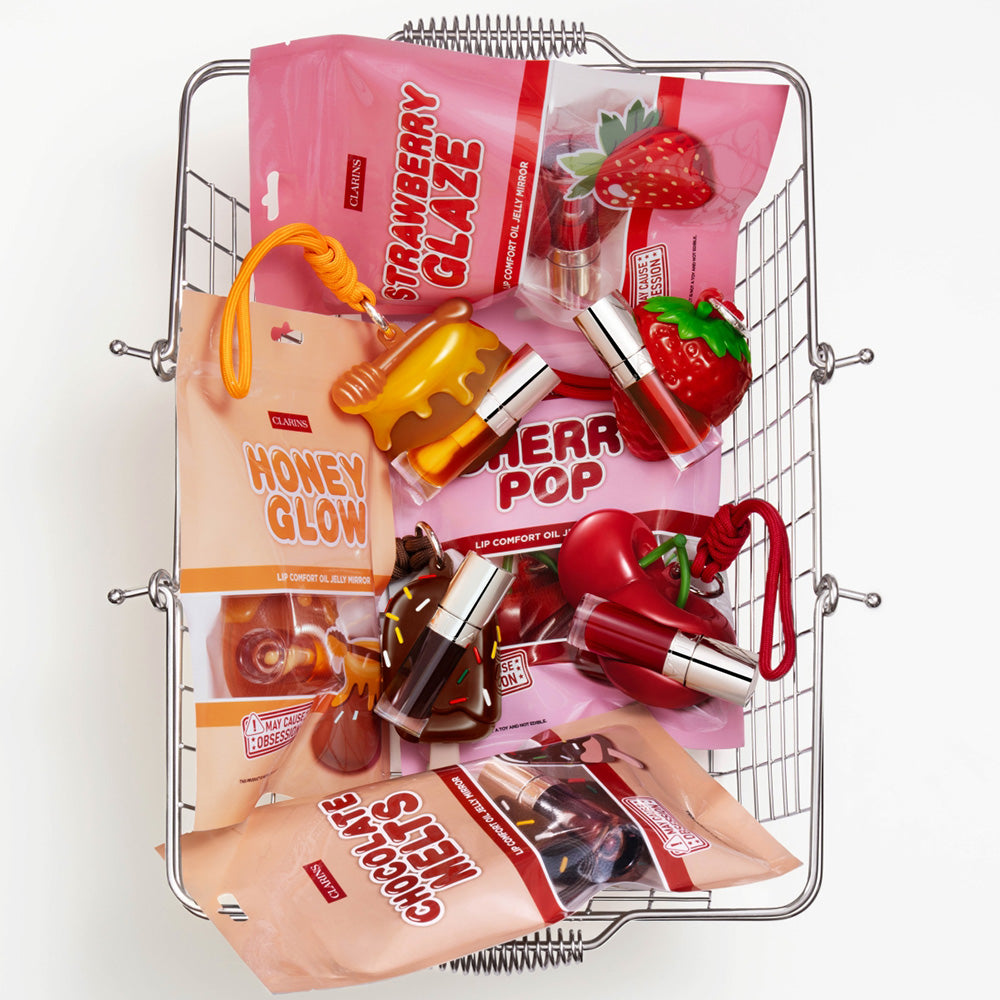 CLARINS Lip Comfort Oil Mirror Charm Set (01 Honey)