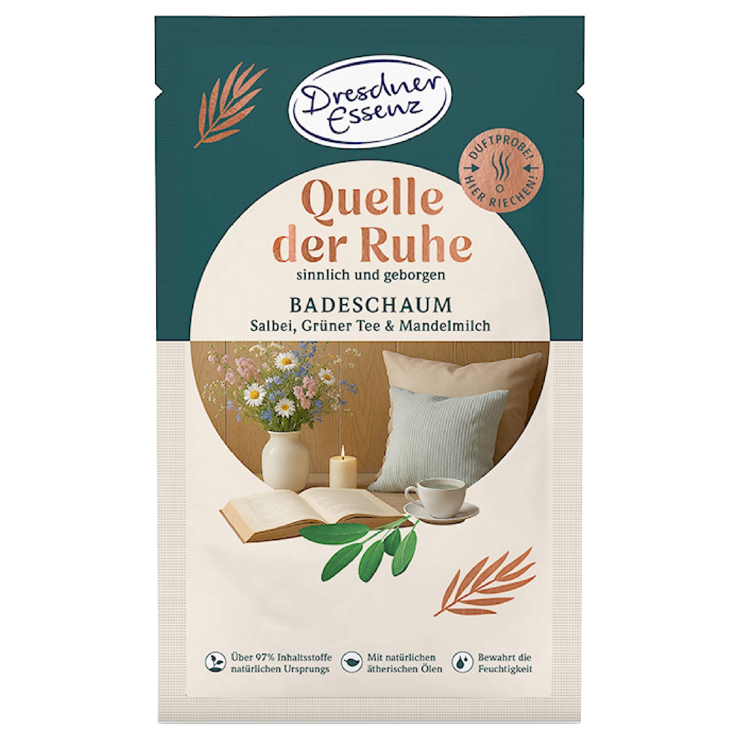 DRESDNER ESSENZ Foaming Bath Salt (Healing Time), 60g