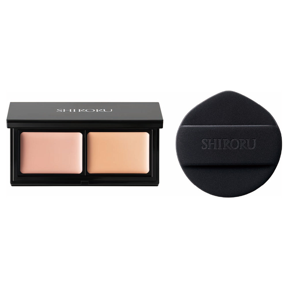 SHIRORU Bright Concealer Palette Puff Set
