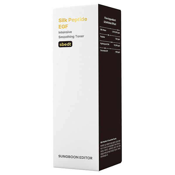 SUNGBOON EDITOR Silk Peptide EGF Heart Fit Smoothing Toner, 200ml