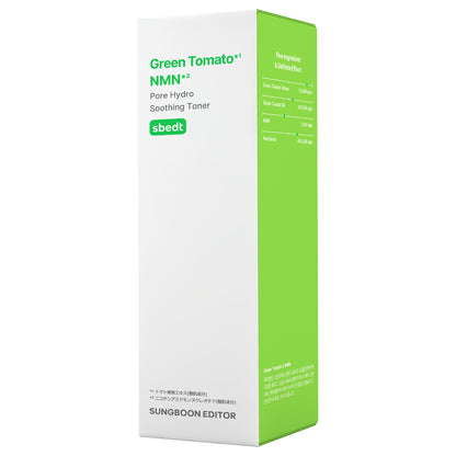 SUNGBOON EDITOR Green Tomato NMN Pore Hydro Soothing Toner, 200ml