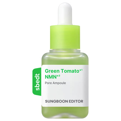 SUNGBOON EDITOR Green Tomato NMN Pore Ampoule, 40ml