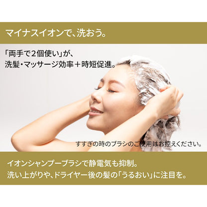 G-ZERO COIL Microcurrent Ion Shampoo Brush