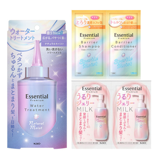 Essential Premium Water Treatment Natural Moist Set, 200ml, 30ml, 3ml x 2