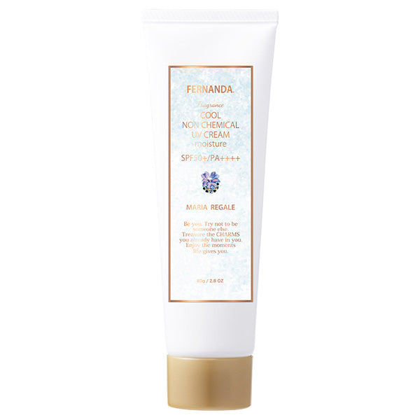 FERNANDA Fragrance Cool Non-Chemical UV Cream SPF50+ PA++++ (Maria Regale), 80g