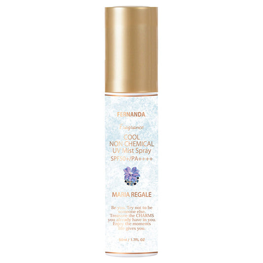 FERNANDA Fragrance Cool Non-Chemical UV Mist SPF50+ PA++++ (Maria Regale), 50ml
