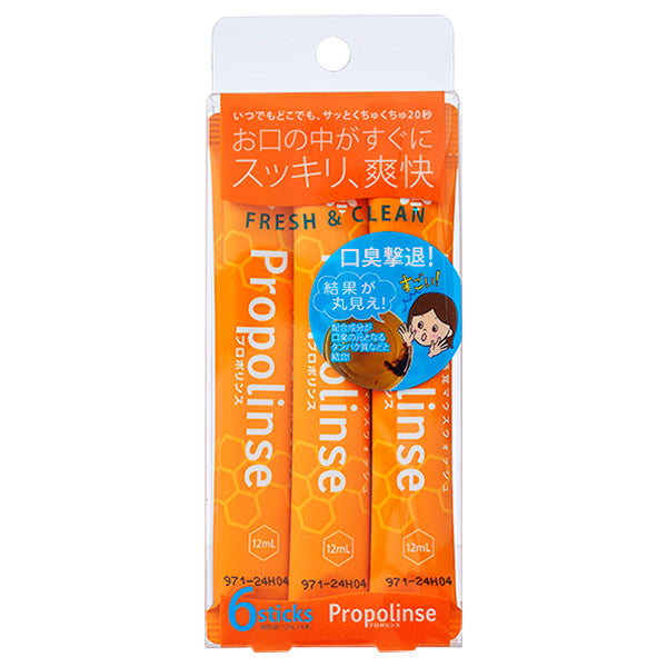 Propolinse Stick Mouthwash, 12ml x6