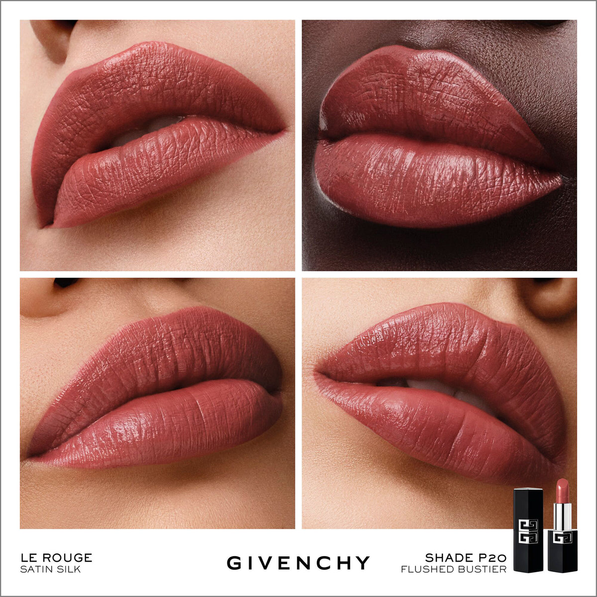 GIVENCHY Rouge Givenchy Satin Silk (No.P20 Flashed Bustier)