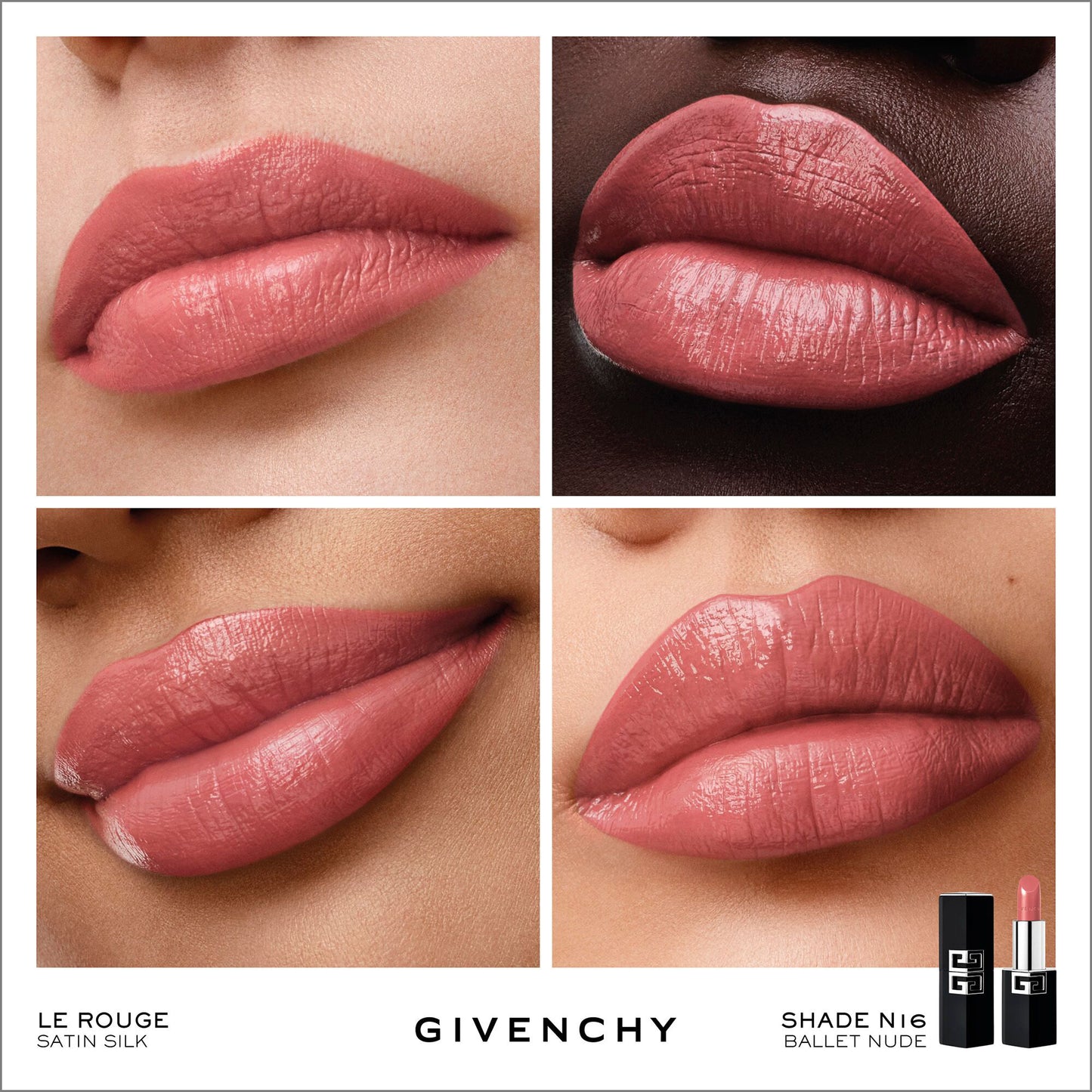 GIVENCHY Rouge Givenchy Satin Silk (No.N16 Ballet Nude)