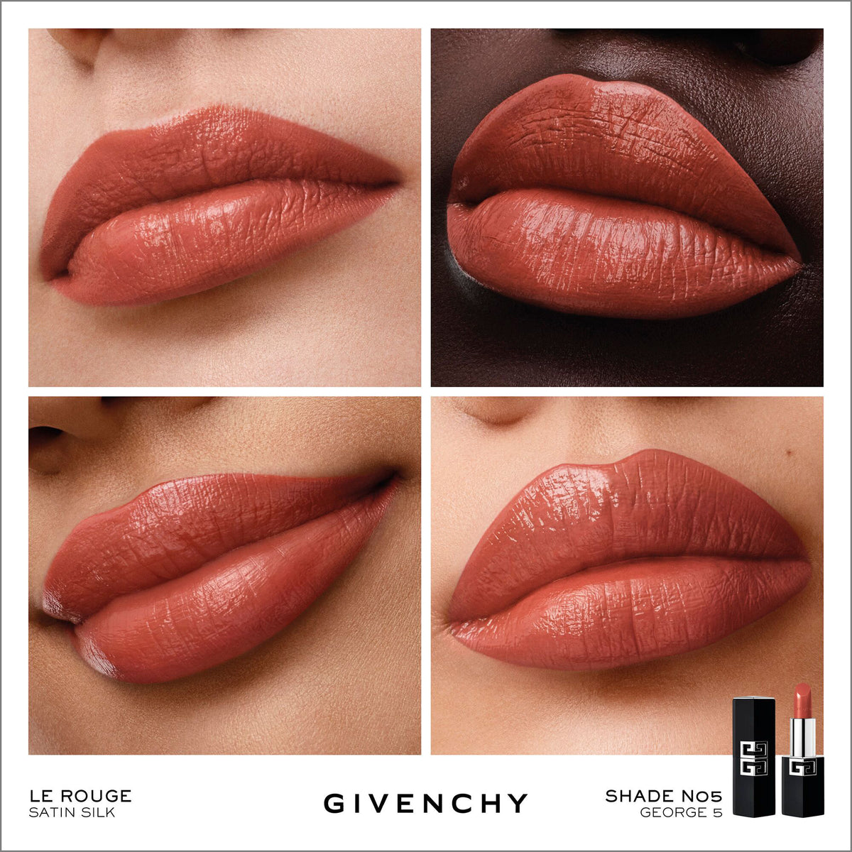 GIVENCHY Rouge Givenchy Satin Silk (No.N05 Georges Cinq)