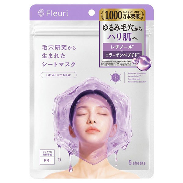 Fleuri Lift & Firm Mask, 5 Sheets