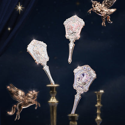 FlowerKnows Night Unicorn Collection Hand Mirror (01 Cloud White)